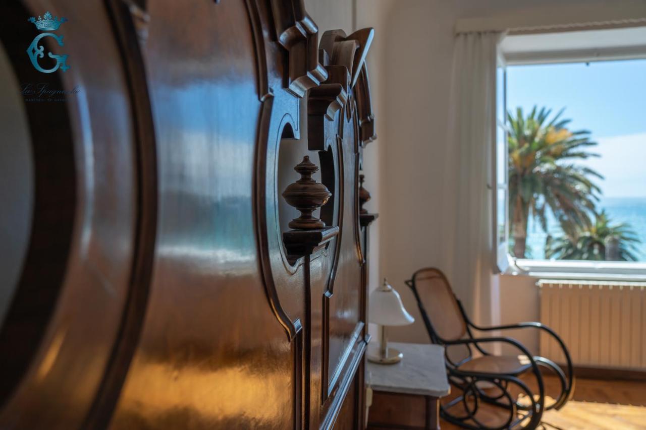 La Spagnuola - Villa Cinquecentesca Sul Mare Con Parco Privato Savona Bagian luar foto